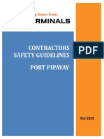 Contractor Safety Guidelines Port Pipavav