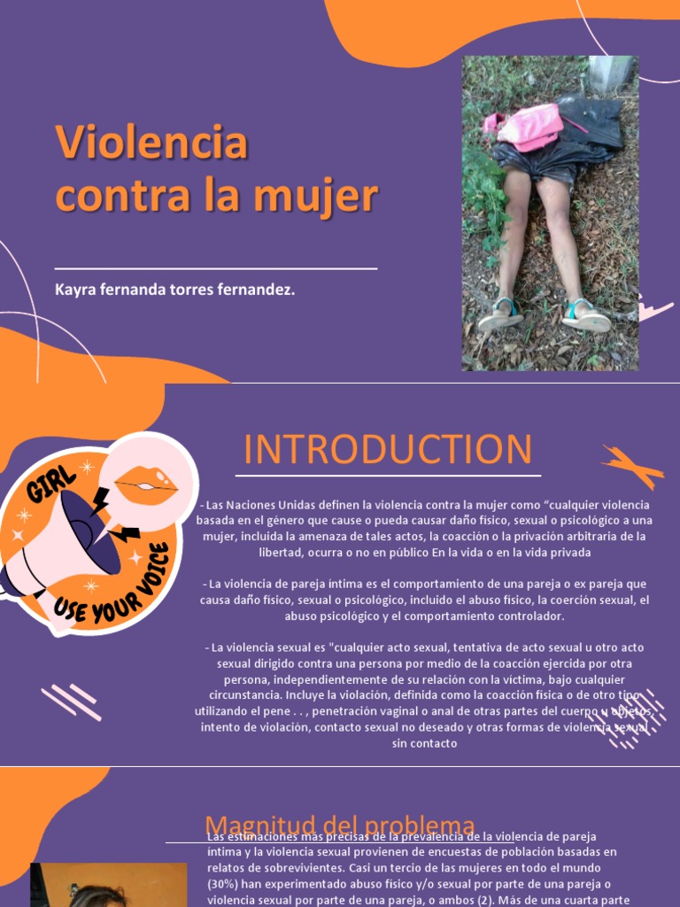 Violencia de Género y sus Consecuencias | PDF | La violencia contra las ...