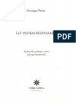 Perec Georges - Lo Infraordinario PDF