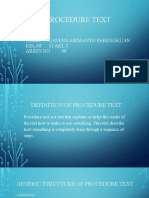 Procedure Text