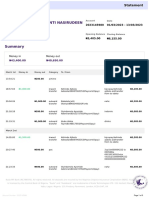 Account Statement Summary