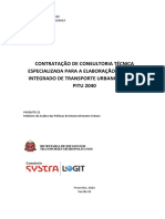 Pitu 2040 Plano Integrado de Transporte Urbano Da RMSP PDF