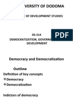 The University of Dodoma: Institute of Development Studies