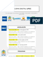 DIPLOMA DIGITAL UFSC. em Conformidade Com As Portarias Nº 33 - 1978 - MEC, 330 - 2018 - MEC, 1095 - 2018 - MEC e 554 - 2019 - MEC