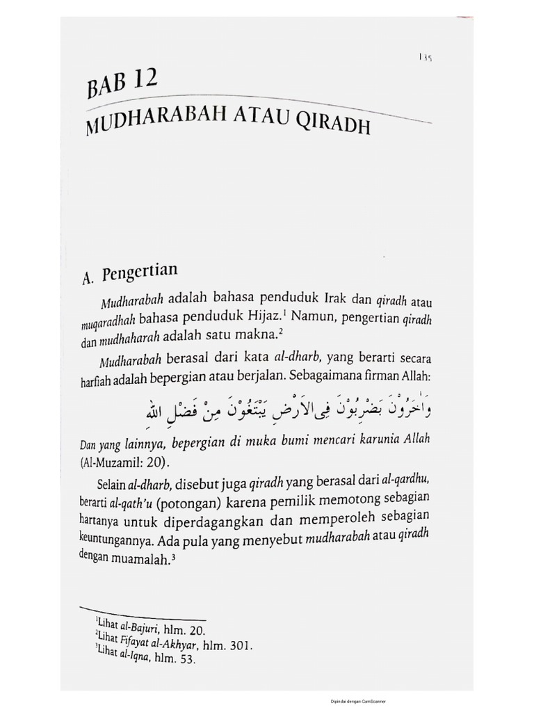 Mudharabah Dan Musaqah | PDF