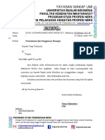 Format Surat Kegiatan Profesi Ners