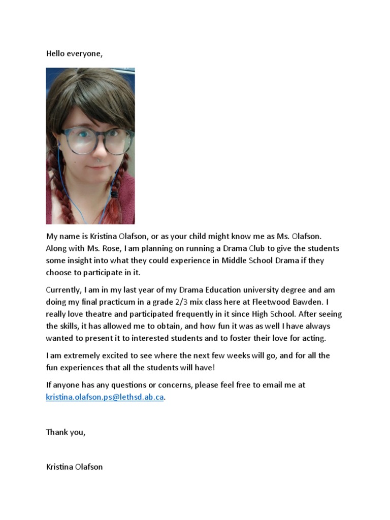 Intro Letter | PDF