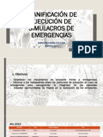 Planificación Simulacros PDF