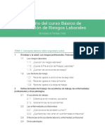 Temario Curso Básico de PRL