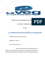 La Comunicación Efectiva Del Líder en La Organización