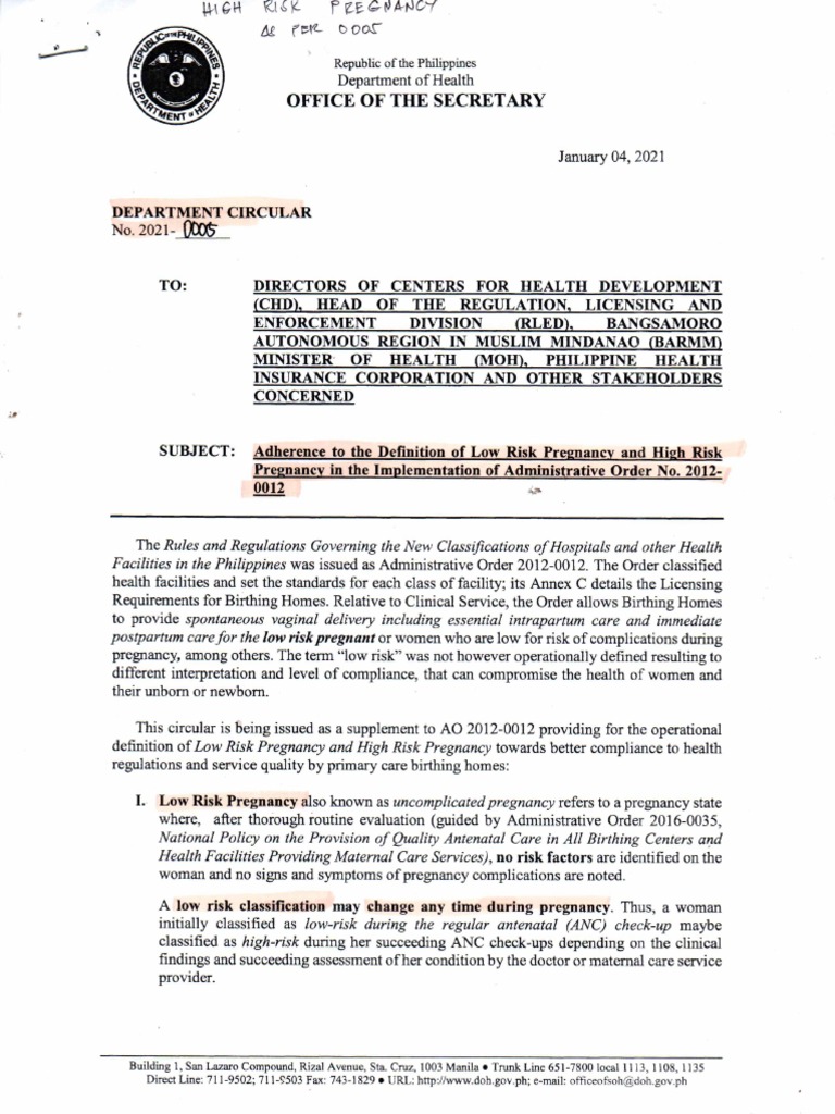 High Risk DC PDF | PDF