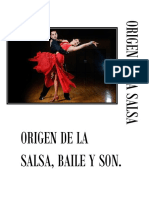 Origen y evolución de la salsa y su baile