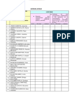 Lista de Cotejo