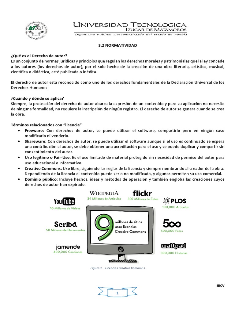 Normativa sobre Derechos de Autor y Licencias | PDF | Derechos de autor ...