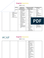 CTE. - Proyectos Integradores. - Octubre Primer Grado