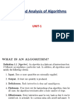 Algorithm Design & Analysis Techniques