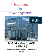 Reactors in power system: roles, types, installation and protection