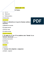 Preguntas de Literatura - Lenguaje 4to y 5to. - 5