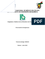 Análisis de Los Alimentos de Origen Vegetal - Investigación