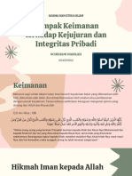 Dampak Keimanan Terhadap Kejujuran Dan Integritas Pribadi PDF