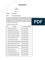 Memorandum 2585-DP-DGR-2019