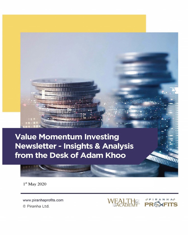 Adam Khoo - Value Momentum Investing May 2020 Newsletter PDF | PDF ...