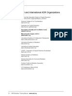 ADR Resources Organizations and Publications