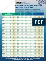 Jadwal Imsakiyyah Ramadhan - RM