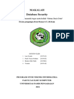 Makalah Database Security Kelompok 2