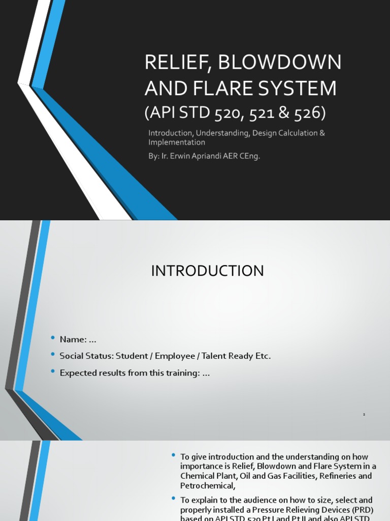 Relief and Flare System Overview | PDF | Steam | Valve