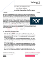 (Worksheet 1.1) - (The Rise of Nationalism in Europe)