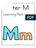 Letter M Worksheets For Preschool PDF