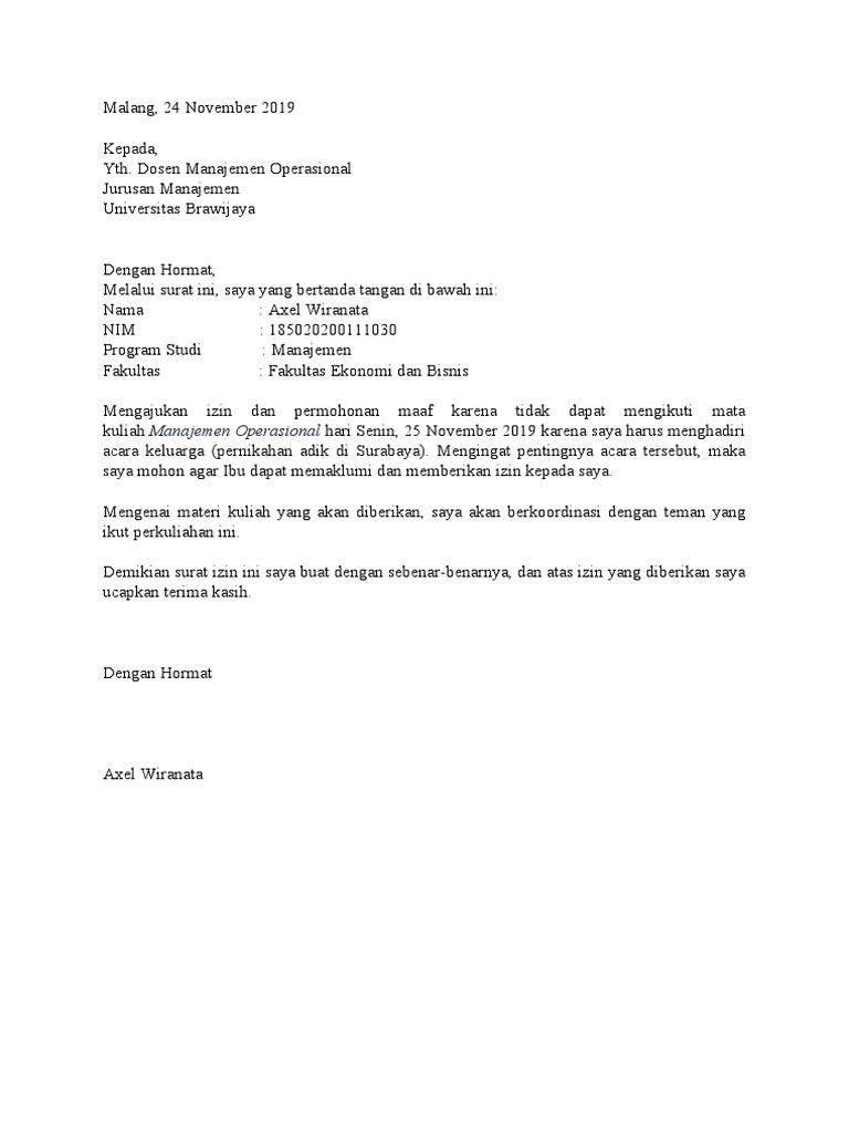 Surat Izin Nikah | PDF
