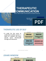 NCM 117-Therapeutic Communication