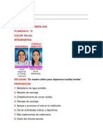 Informe de Propuestas