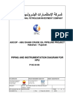 Piping and Instrumentation Diagram For HPU: Adcop - Abu Dhabi Crude Oil Pipeline Project Habshan - Fujairah