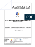 General Arrangement Drawings For Hpu: Adcop - Abu Dhabi Crude Oil Pipeline Project Habshan - Fujairah