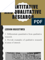 Quantitative and Qualitative Research Design