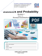 Statistics and Probability: Normal Distribution