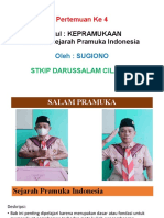 Pertemuan Ke 4: Makul: Kepramukaan Materi: Sejarah Pramuka Indonesia