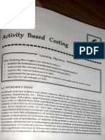 Activity Based Costing