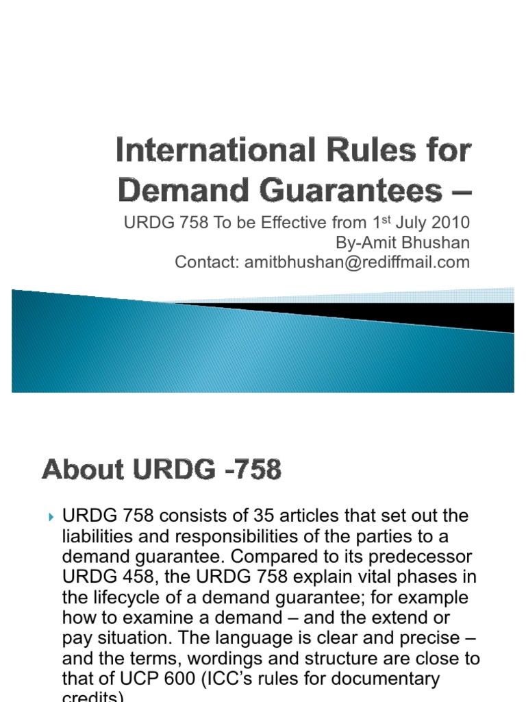 international-rules-for-demand-guarantees-urdg-758-pdf-guarantee