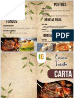 Entradas Postres: Bebidas Frias