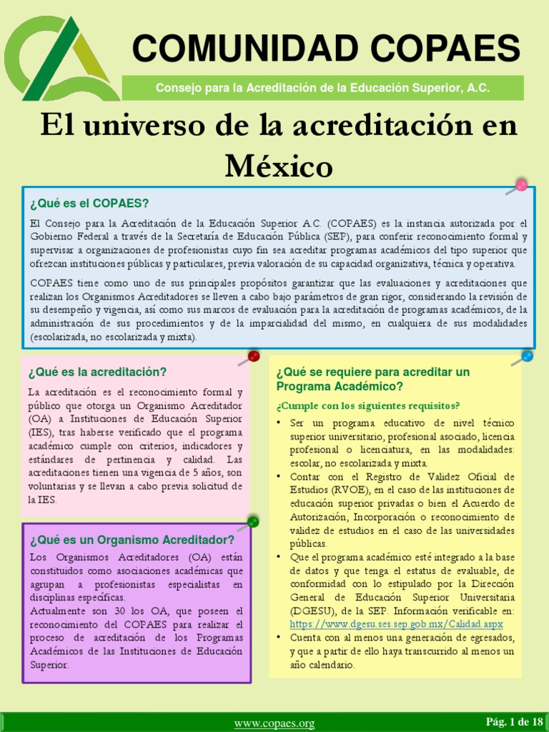 4 Comunidad - Copaes - No4 - Agosto | PDF | Universidad | Educación más ...
