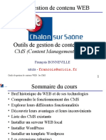 Outils de Gestion de Contenu WEB: CMS (Content Management Systems)