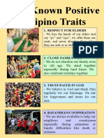 Well-Known Positive Filipino Traits