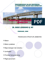 Pekerjaan Struktur Jembatan