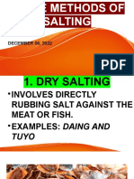 Three Methods of Salting