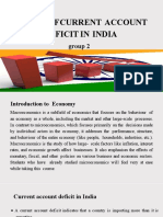 Causes of Current Account Deficit in India
