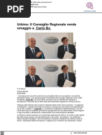 La regione Marche intitola il secondo piano a Carlo Bo - Vivere Ancona.it, 24 marzo 2023